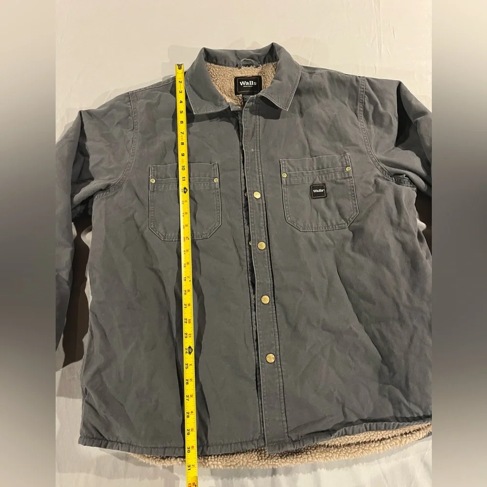 Walls Workwear Men's Ranch Wear Gray Barn Coat size XL - Picture 2 of 7
